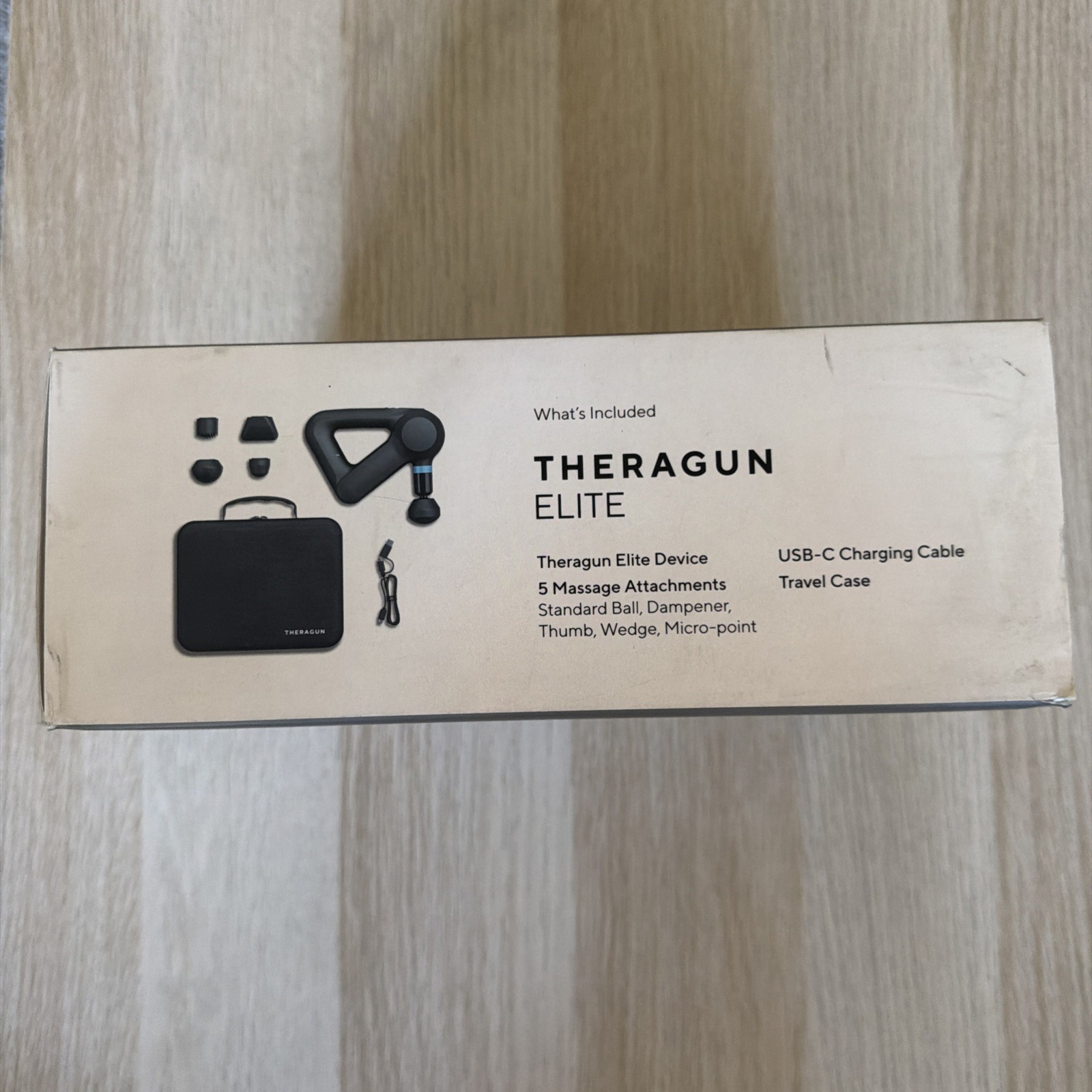 Theragun Elite Black Percussion Massage Gun for Physical Therapy