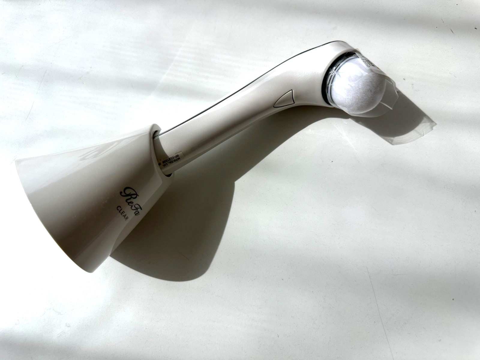 NEW ReFa CLEAR White 3D Sonic Ion Facial Pore Cleansing Brush Tool Made in Japan