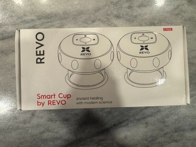 REVO Smart Cup The Original 4-in-1 Smart Cupping Therapy Massager 2 Pack