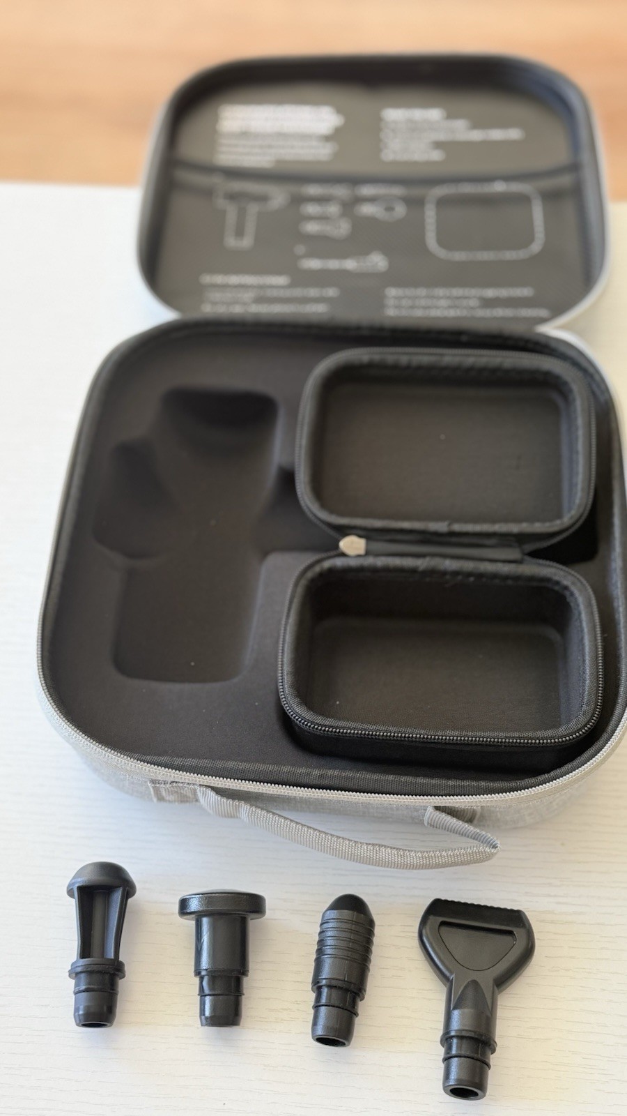 Sharper Image Carrying Case/ 4 Interchangeable Massage Nodes