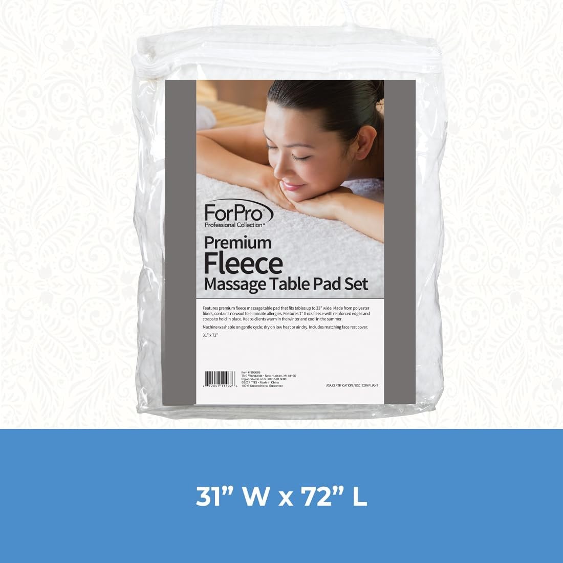 Extra Soft Fleece Hypoallergenic Massage Pad Set for Back and Neck Massage