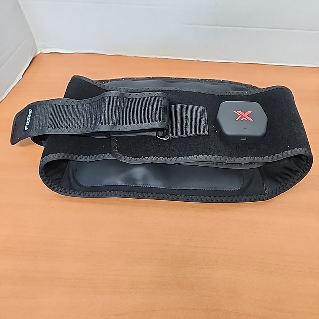 FitRx Vibra Wrap Heated Massage Belt, Cordless Lower Back Massager with Heat