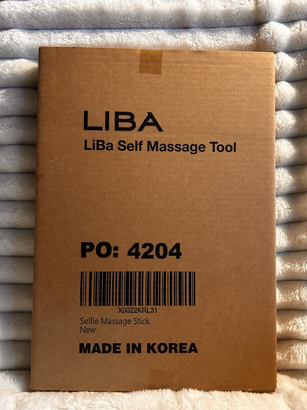 LiBa Back Neck & Foot Massager for Trigger Point Fibromyalgia Pain Relief -blue