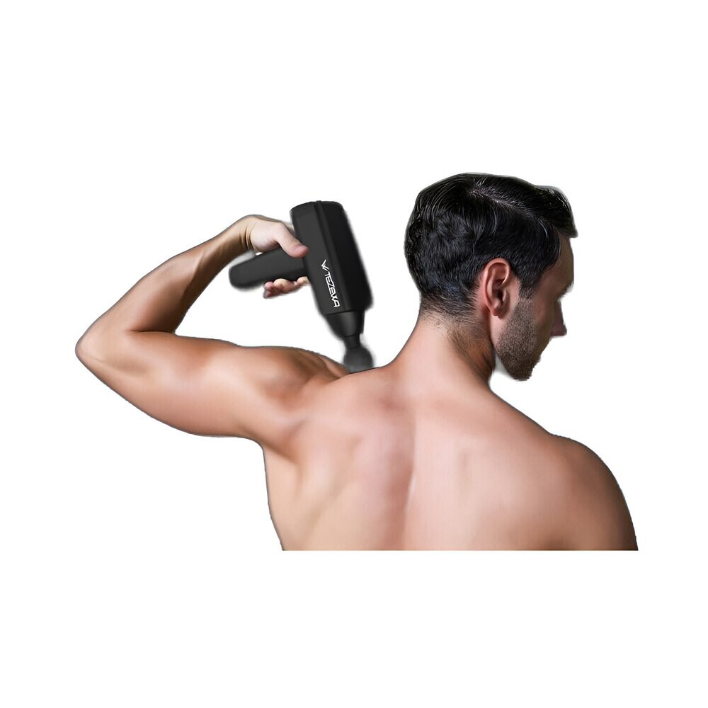 TEZEWA Massage Hammer S1 6 Head 20 Levels Strength Control Silent Muscle Relief
