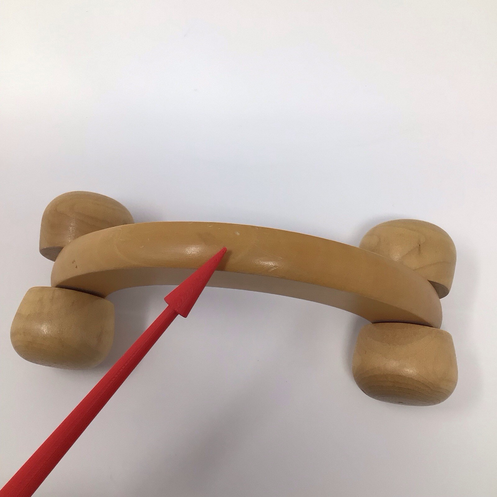 Vintage Acupressure Products Wood Roller Back Massager Muscle Relaxer Gift Idea