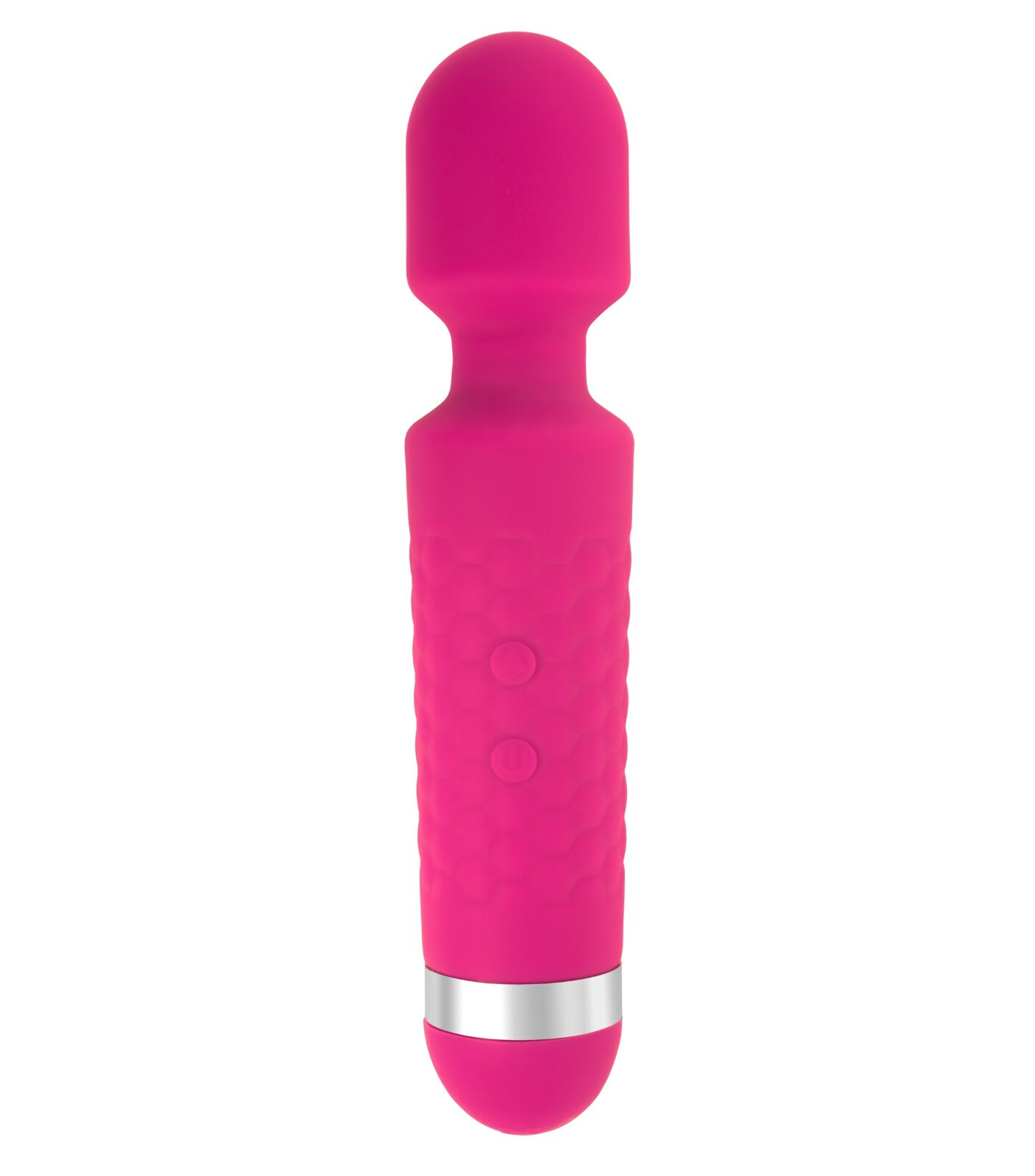 Pink Compact 12 speed pulsatin Full Body Personal Massage Wand Handheld Vibrator