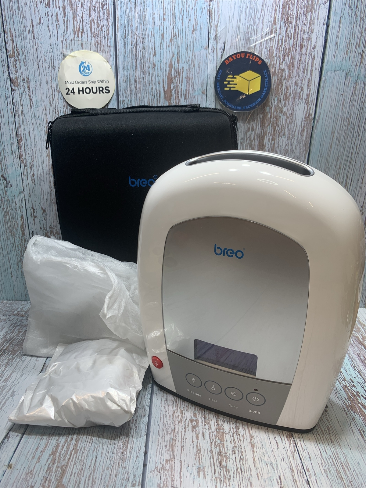 Breo iPalm520 Electric Acupressure Palm Hand Finger Massager with Air Pressure