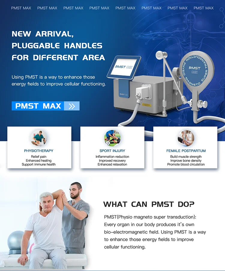 2 Handles PMST MAX Handle Pluggable 7 Tesla Magnetic Therapy TriggerPoint Clinic