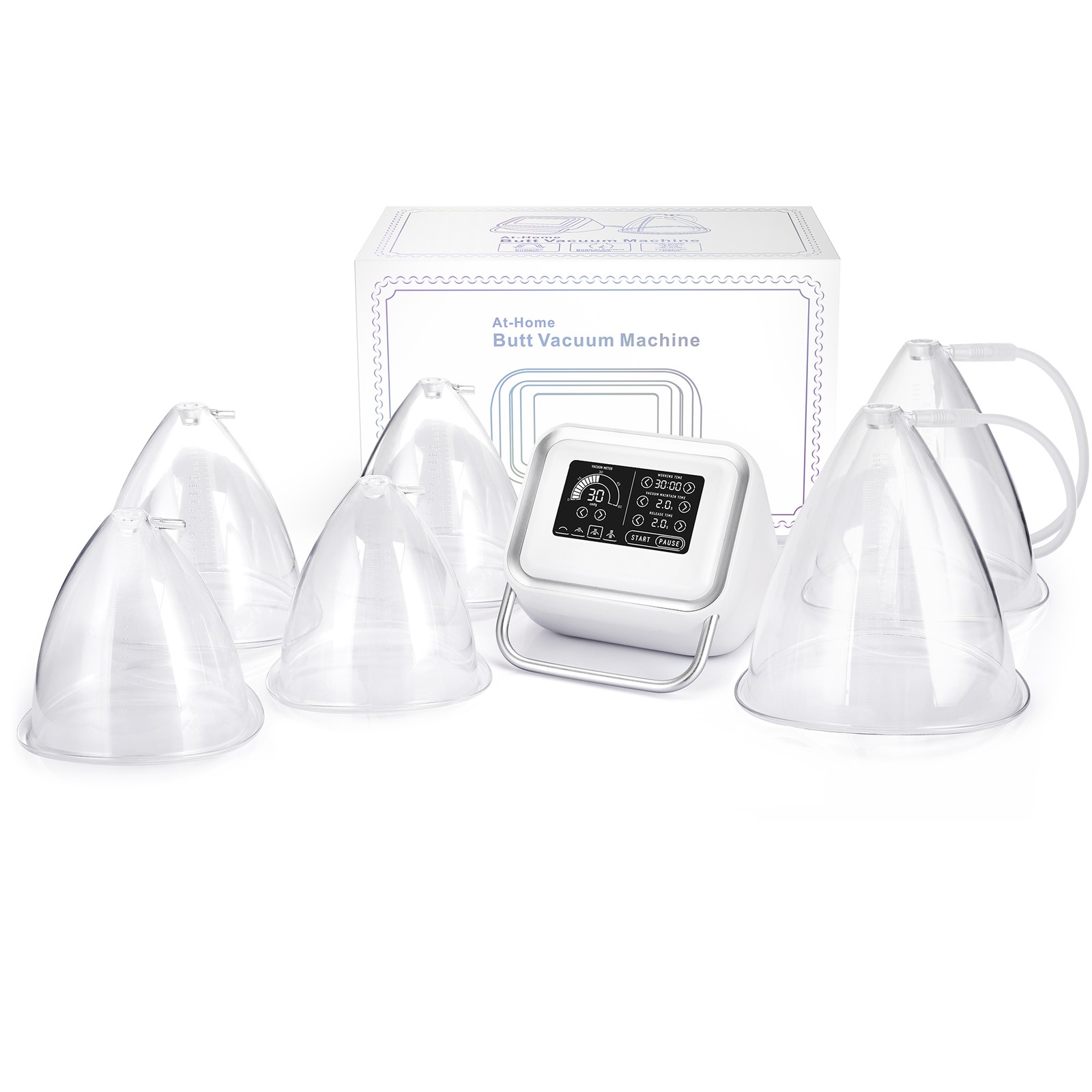 Touch Screen Breast & Butt Lift Body Sculpting Vacuum Therapy Machine 150ML Cups