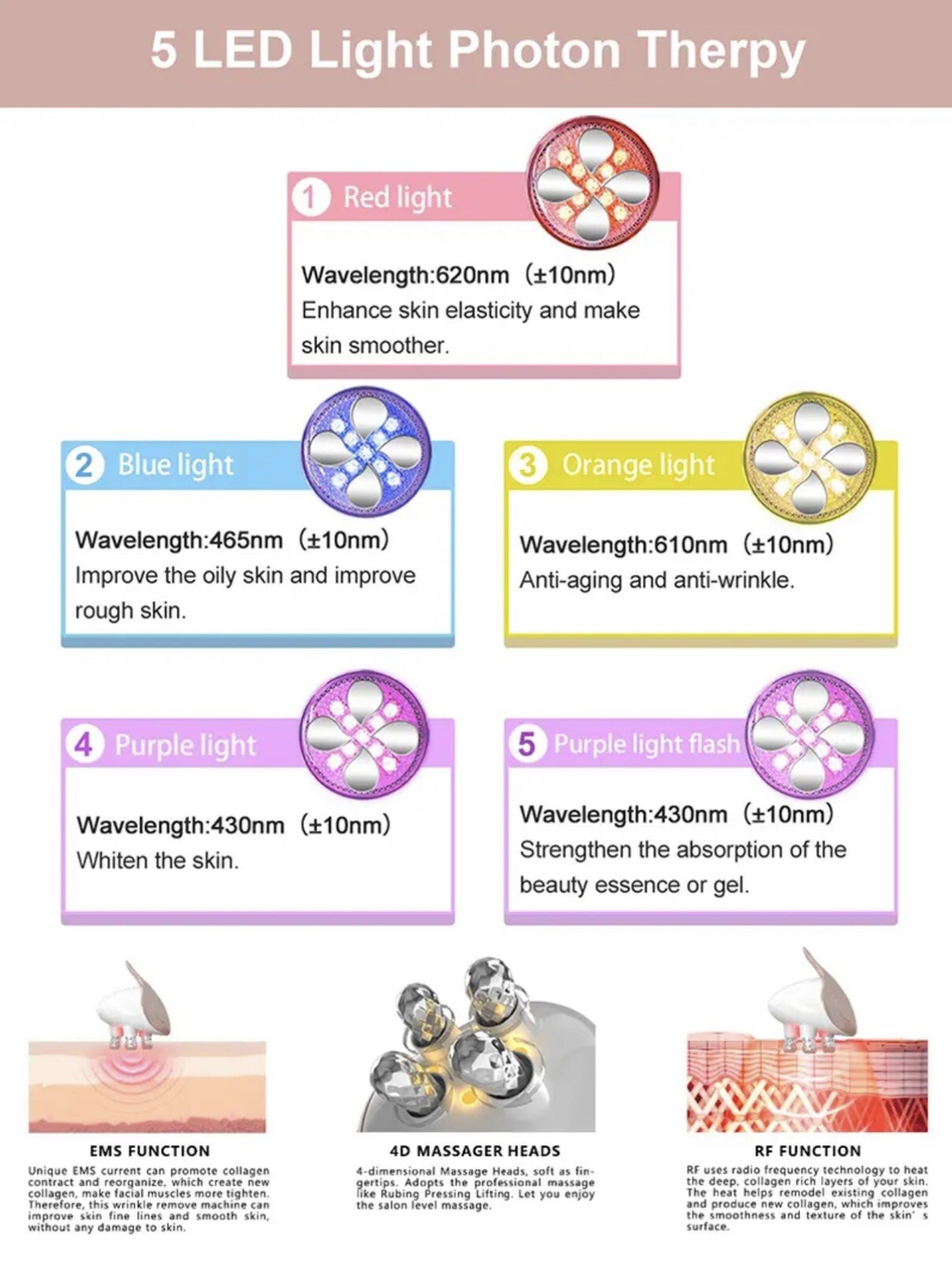 Electric face Lifting massager