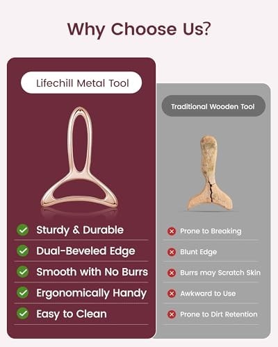 Lymphatic Drainage Massager Anti Cellulite Metal Body Sculpting Tool Pain