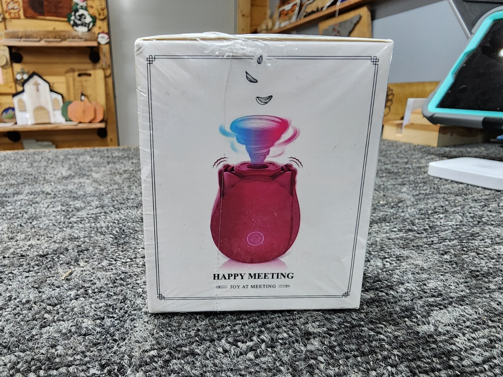 Rose Shaped Massager for Women Happy Meeting Joy At The Meeting (Factory sealed)