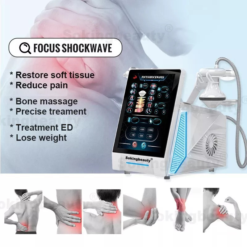 Focus Shockwave Eswt Focused Shock Wave Therapy Machine Pain Relief Physio