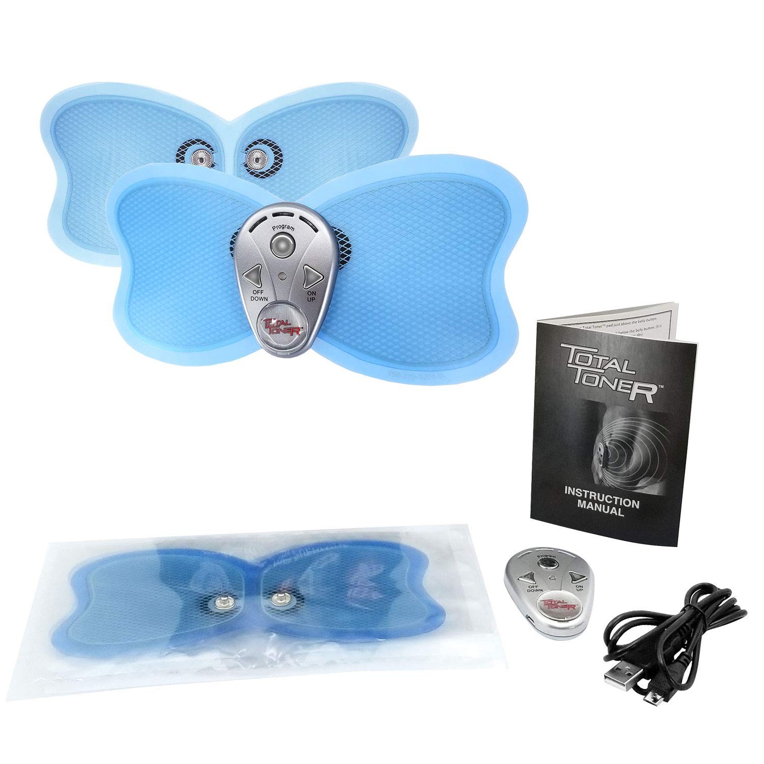 ABS Stimulator, EMS Abdominal Toning device, Rechargeable Wireless EMS Muscle…