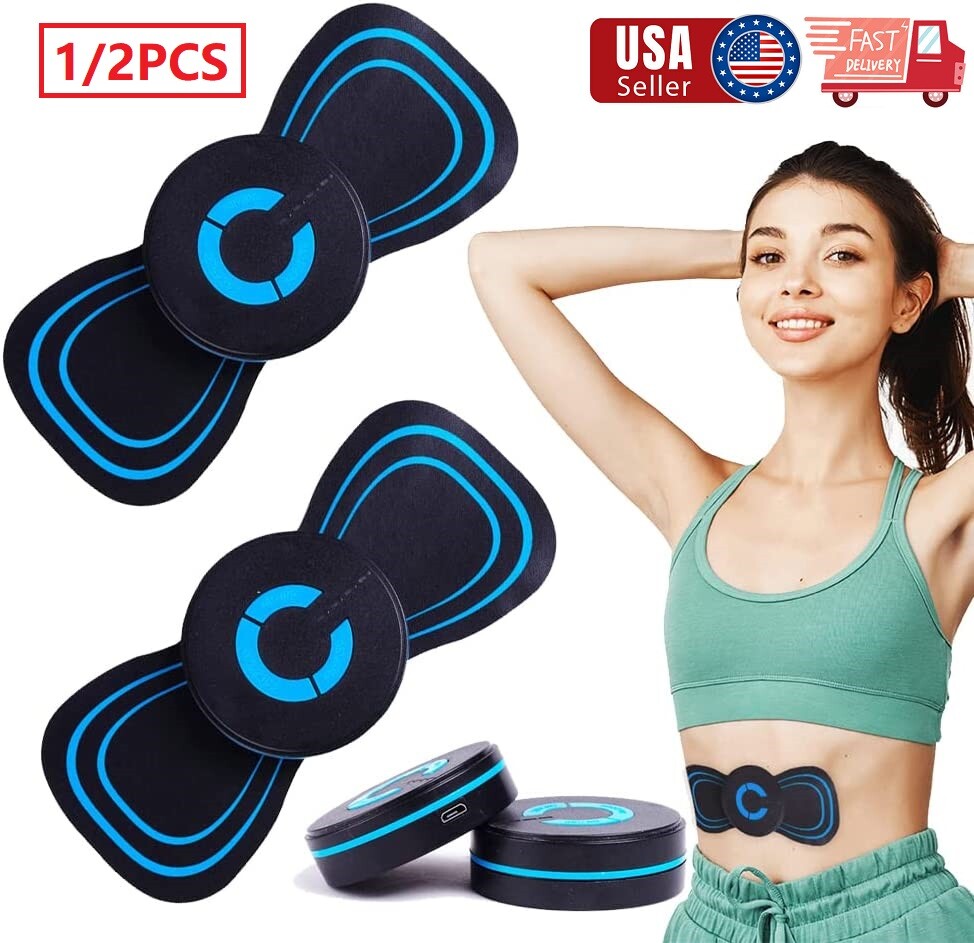 Portable EMS Mini Electric Neck Back Massager Cervical Massage Patch Stimulator