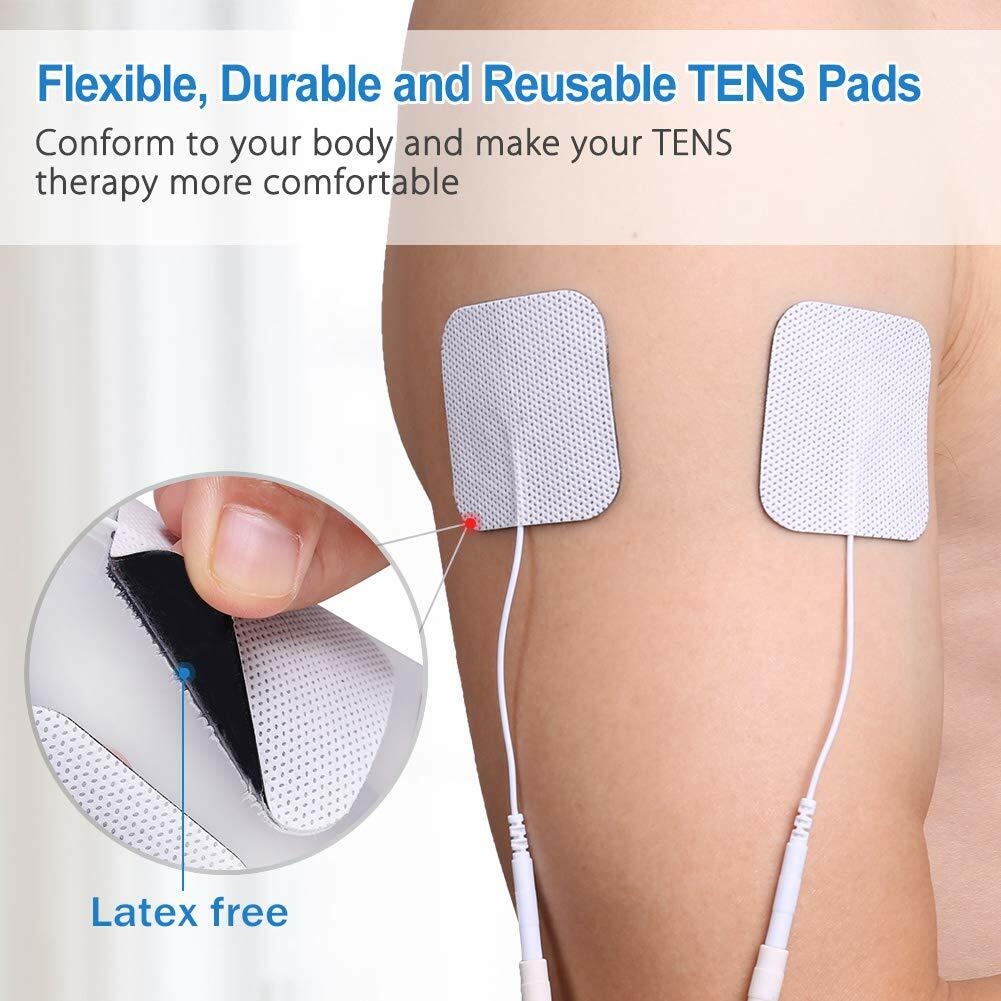 40X Replacement Electrode Pads Unit 7000 3000 2×2 Muscle Stimulator Sticky BULK