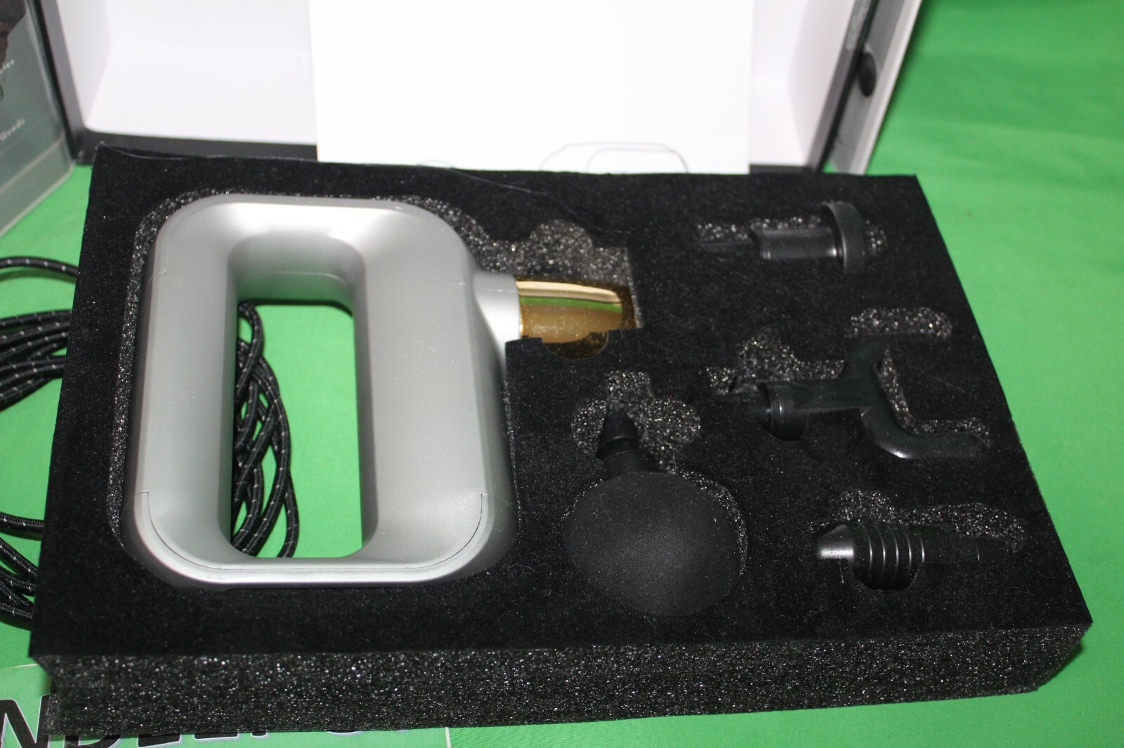 Brookstone Touch Control Deep Tissue Percussion Massager RS1009-SIA