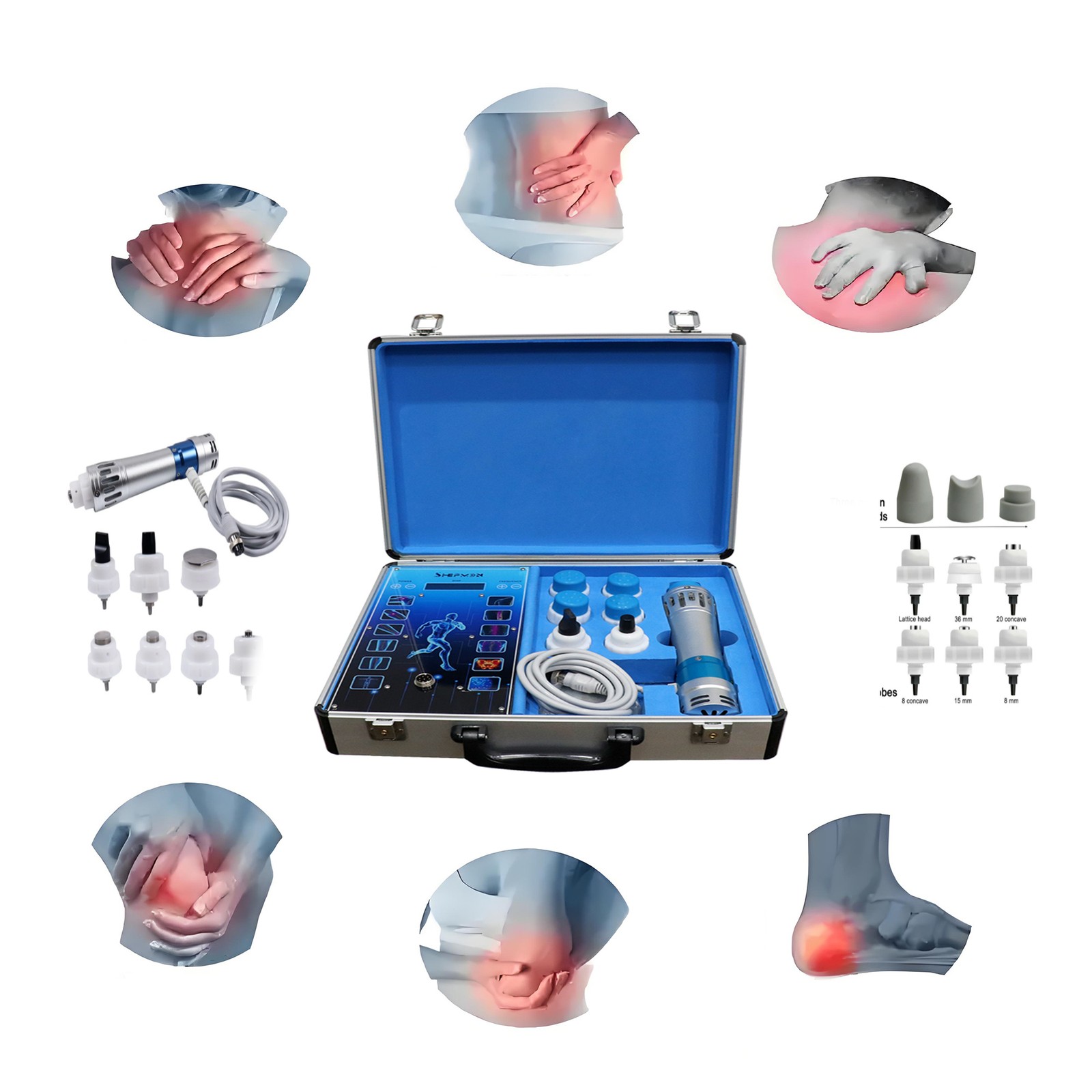 Equipment Focus Shockwave Therapy Machine for Physical Therapy ED Pain Relief
