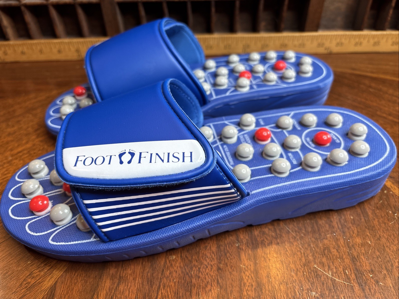 Foot Finish Plantar Fasciitis Relief Acupressure Size 44 Foot Reflexology Slides