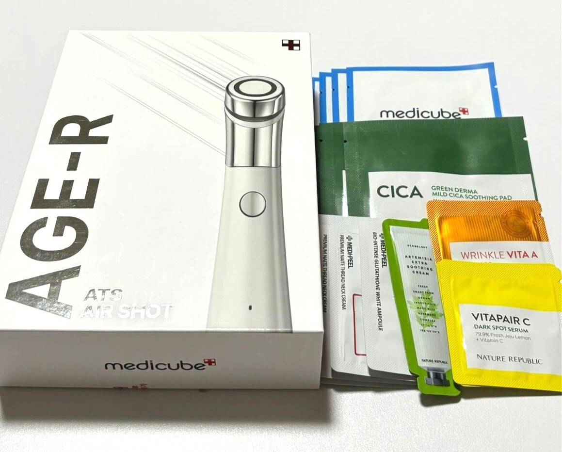 Medicube AGE-R ATS Air Shot Beauty Device Face Lifting Massager Japan Tested