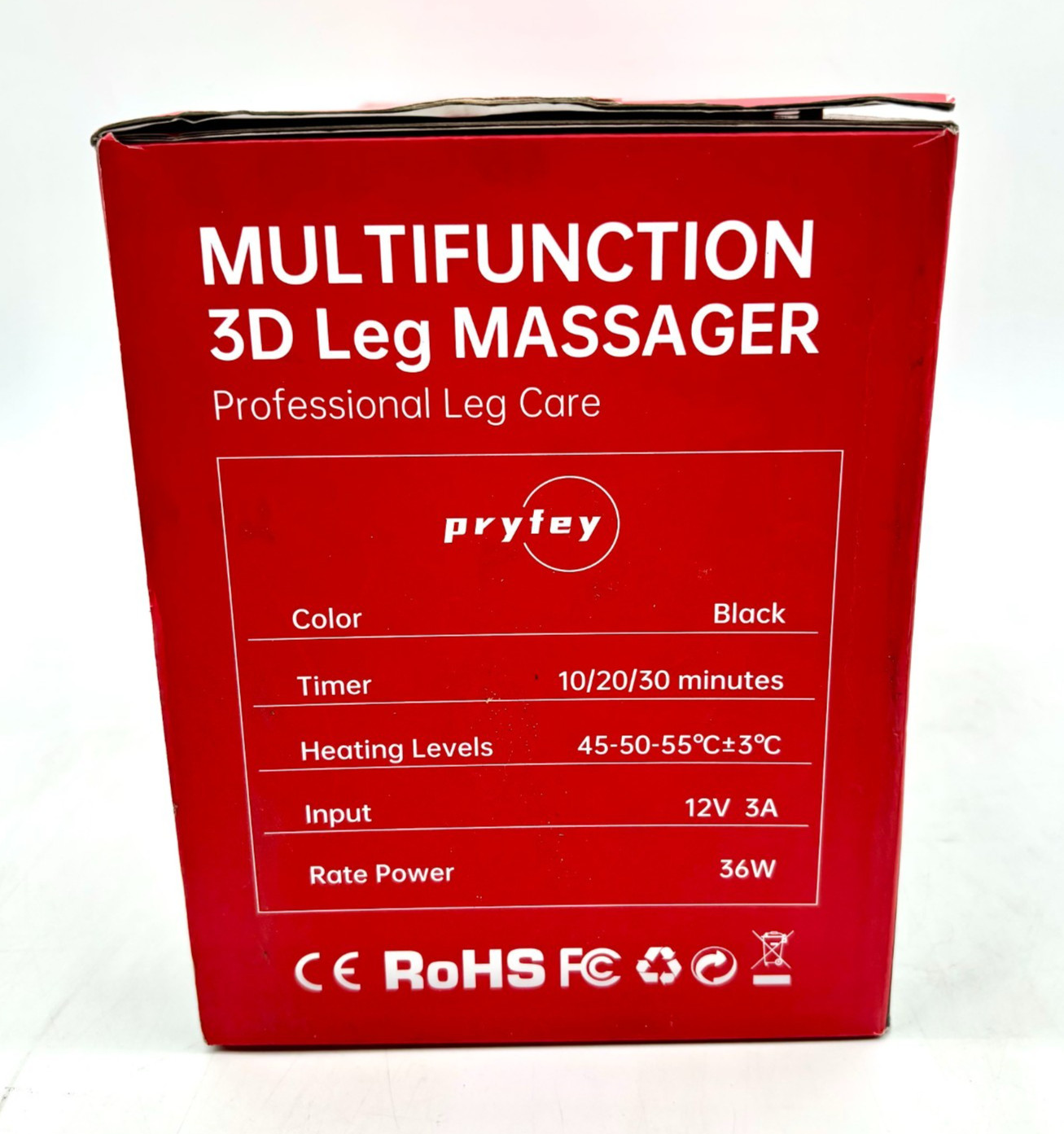 NEW Pryfey Multifunction 3D Air Compression Leg Massager With 3 Heating Levels