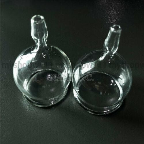 2PCS 5cm Vacuum Cupping Glass Cups Attachment For Vacuum Spray Beauty Machine