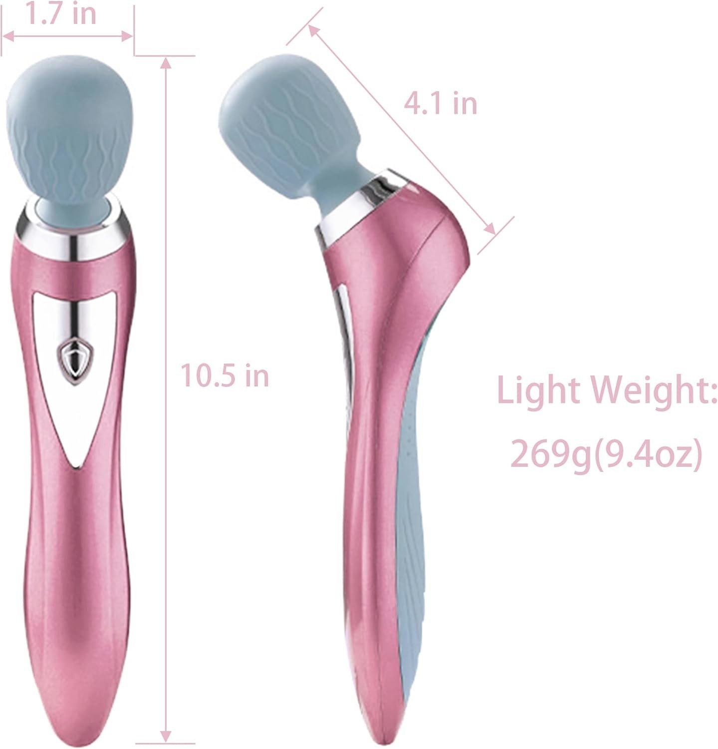 5 Mode Vibrating Massager – Cordless and Ergonomic for Travel & Home Use
