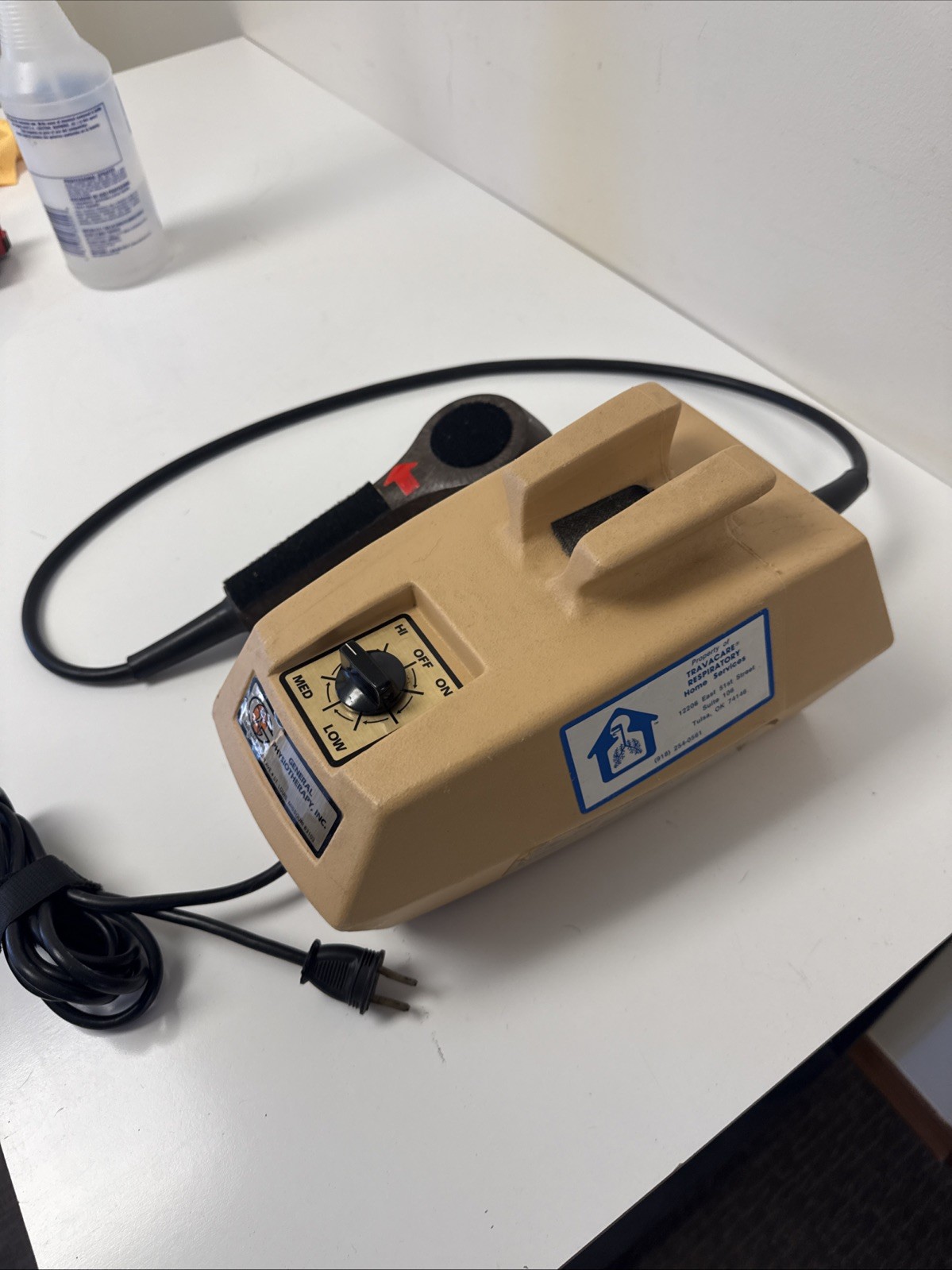 Vtg General Physiotherapy Directional Percussor Massager Flimm Fighter VS 120V