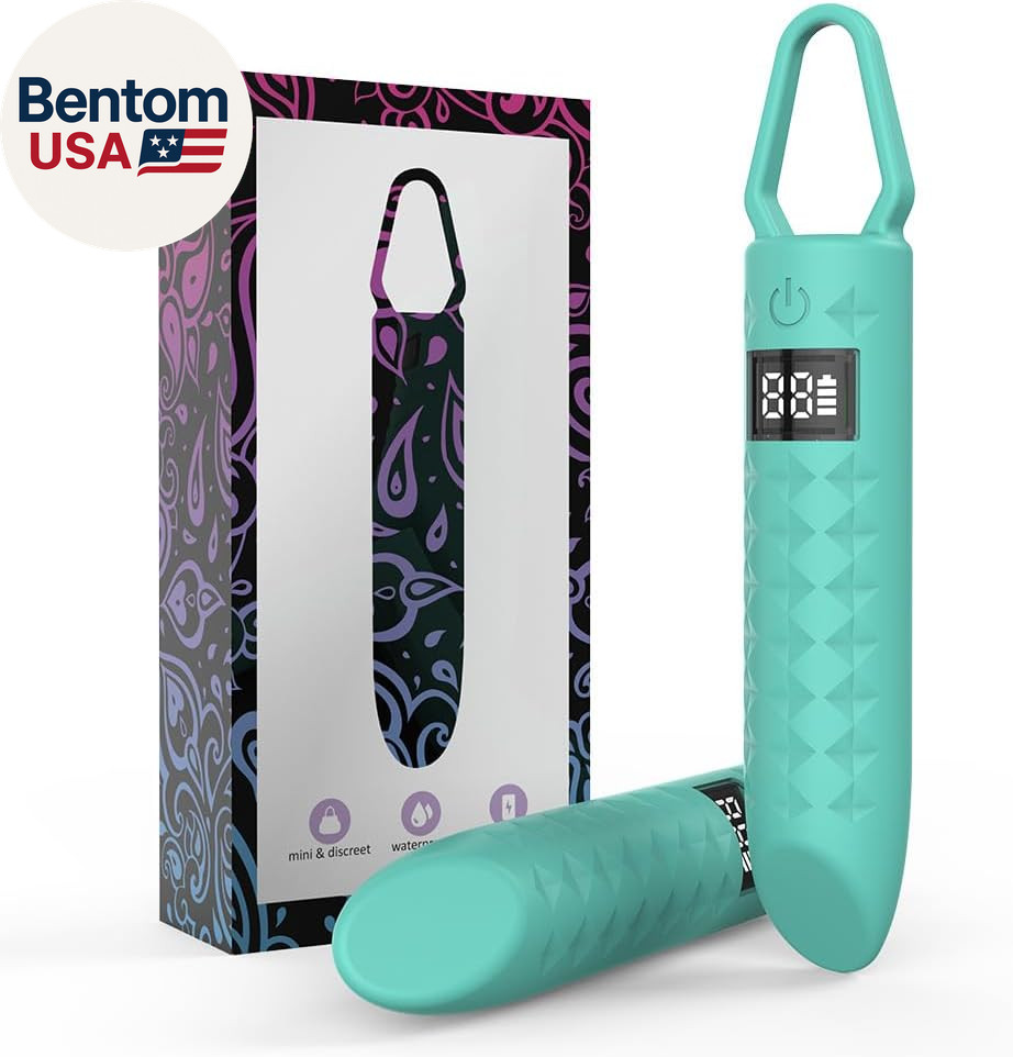 Mini Liquid Silicone Bullet Vibrator with 10 Strong Modes Recharge Vibrating Cli
