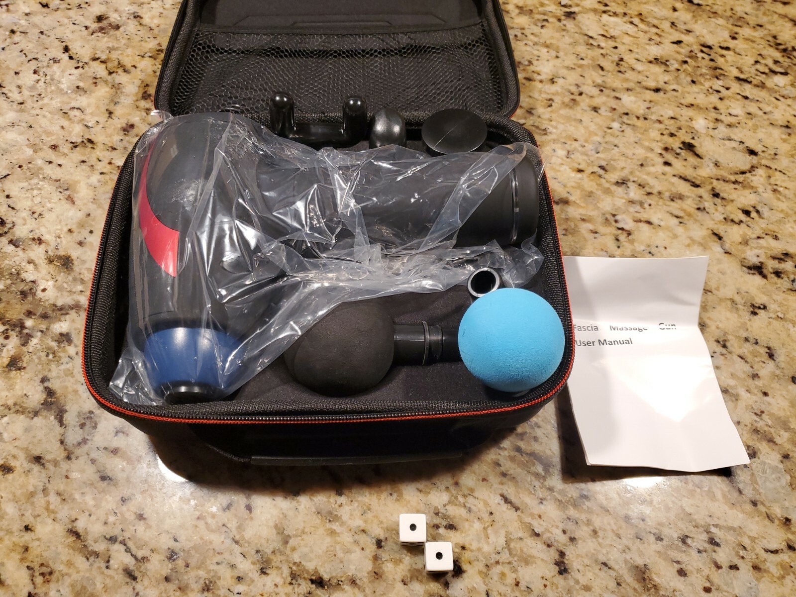 Vibrating Massage Gun With Accessories