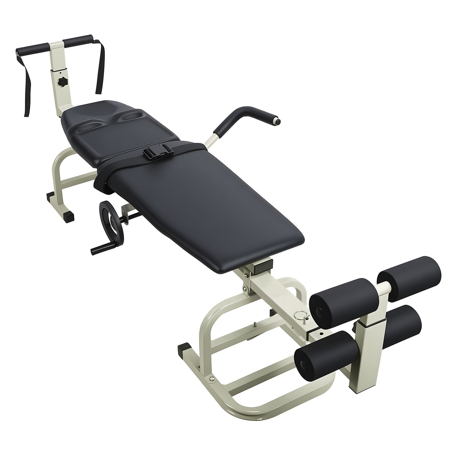 Portable Massage Traction Table Cervical Lumbar Stretcher Device for Neck & Back