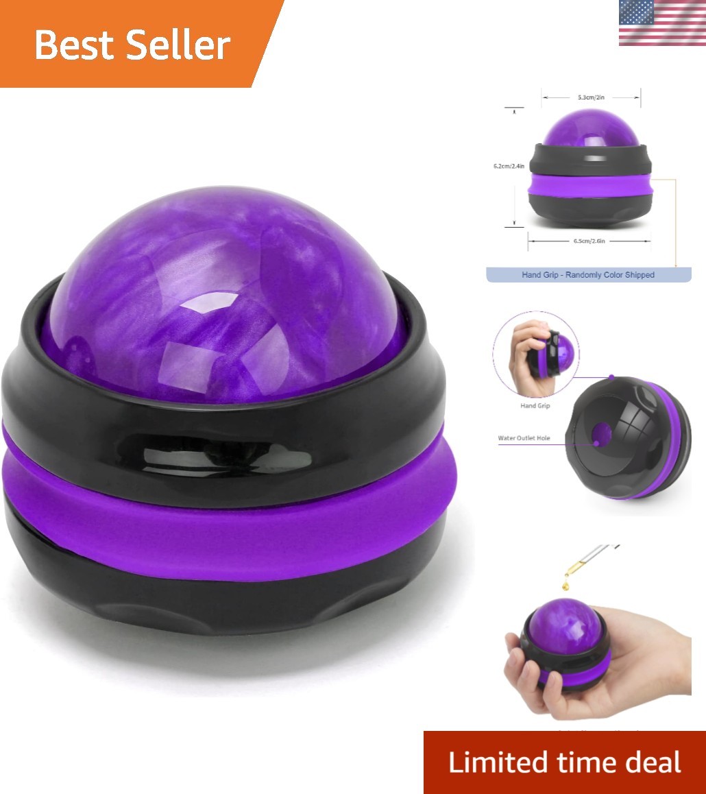 360° Spin Handheld Massage Ball – Perfect for Sore Muscles & Stress Relief