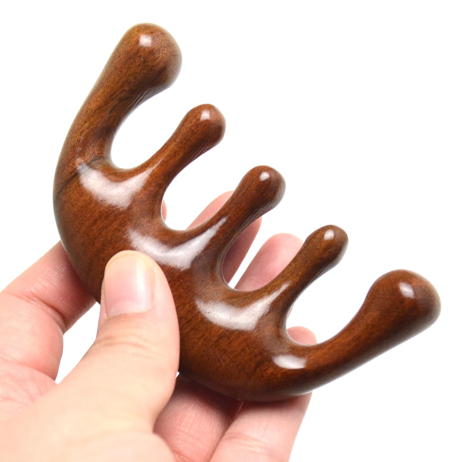 Scalp Massage Comb,1pc Gua Sha Head Scalp Comb,Sandalwood Stimulator Wide Too…