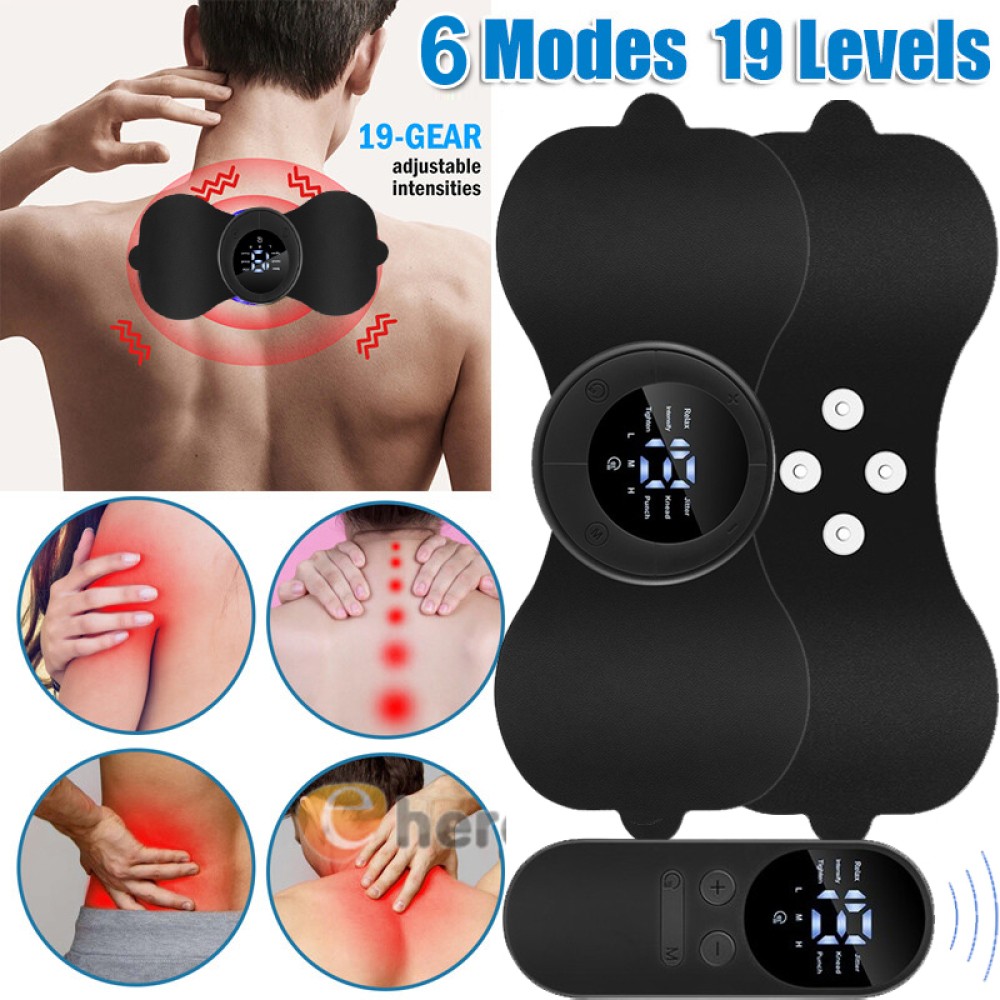 Electric Heating Tens Unit Muscle Stimulator Machine Pulse Massager Pain Relief