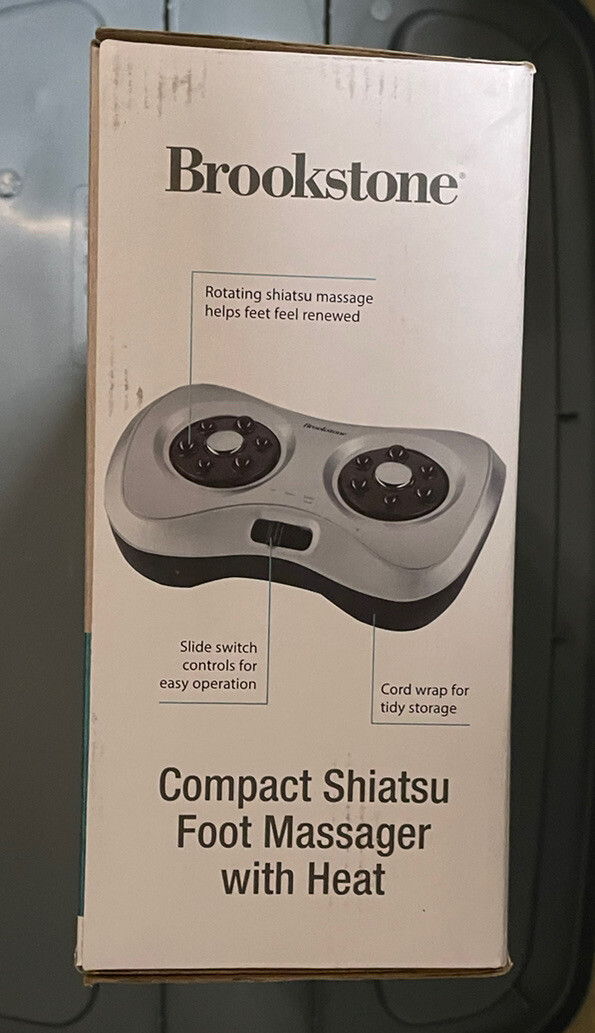 Health Touch Brookstone Shiatsu Foot Massager W Heat – B-FMS-110HJ-2