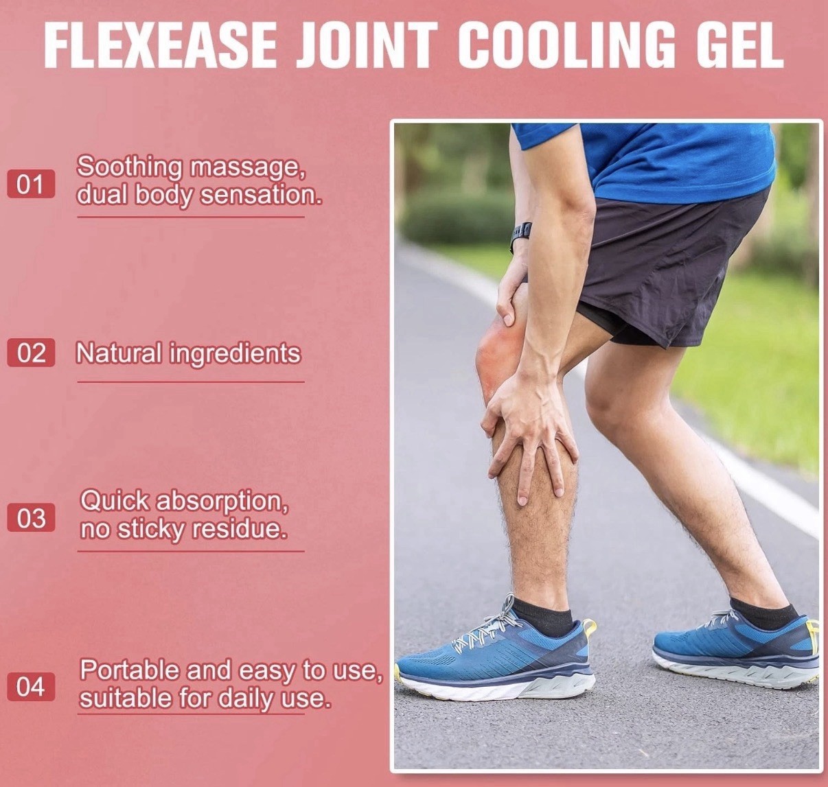 Joint Gel, Soothing Massage Cream, Rapid Muscle Cream, Suitable for Knee, Lumbar