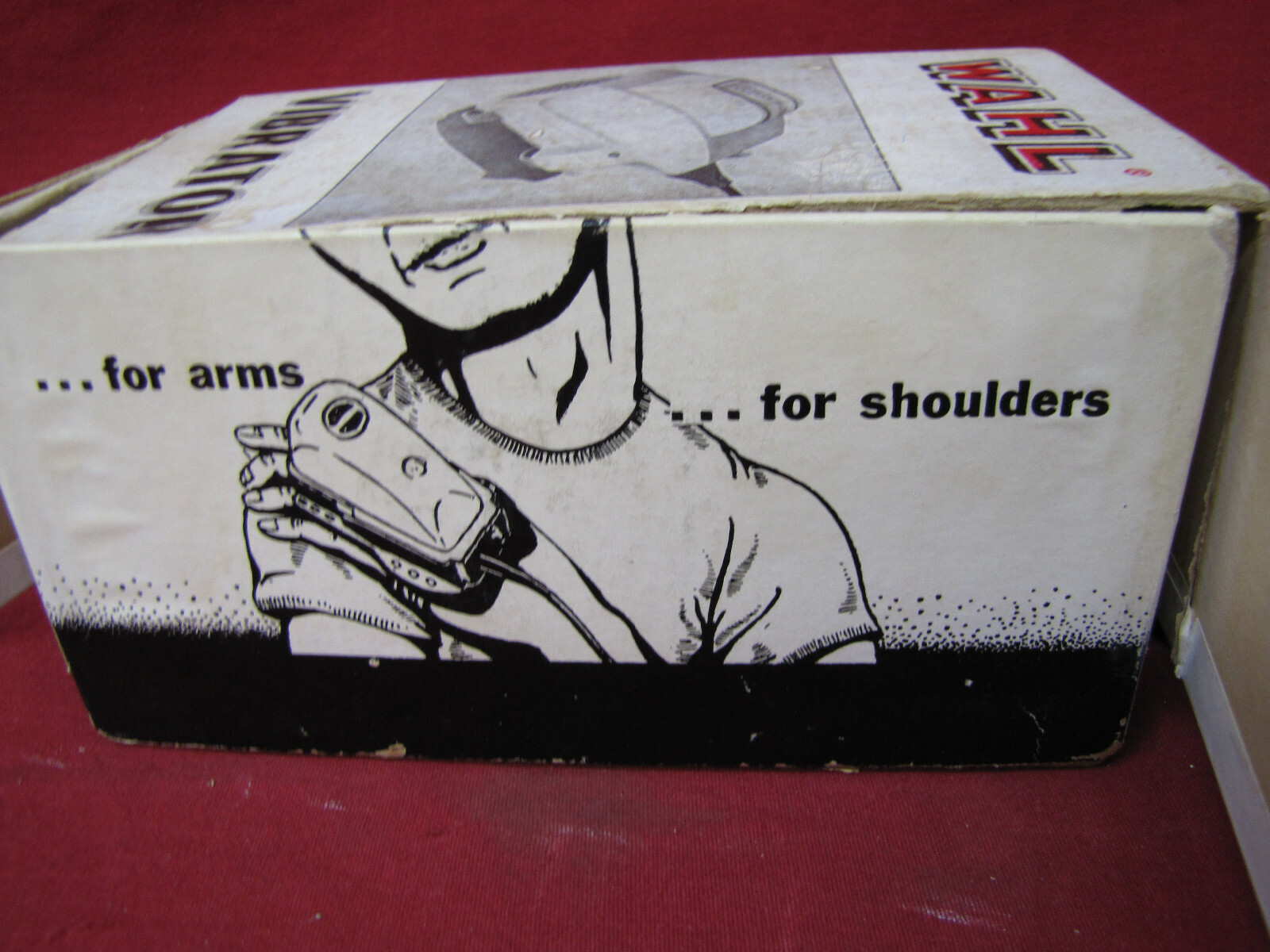 Vintage WAHL Massage Hand Held Vibrator Super Sage #4400