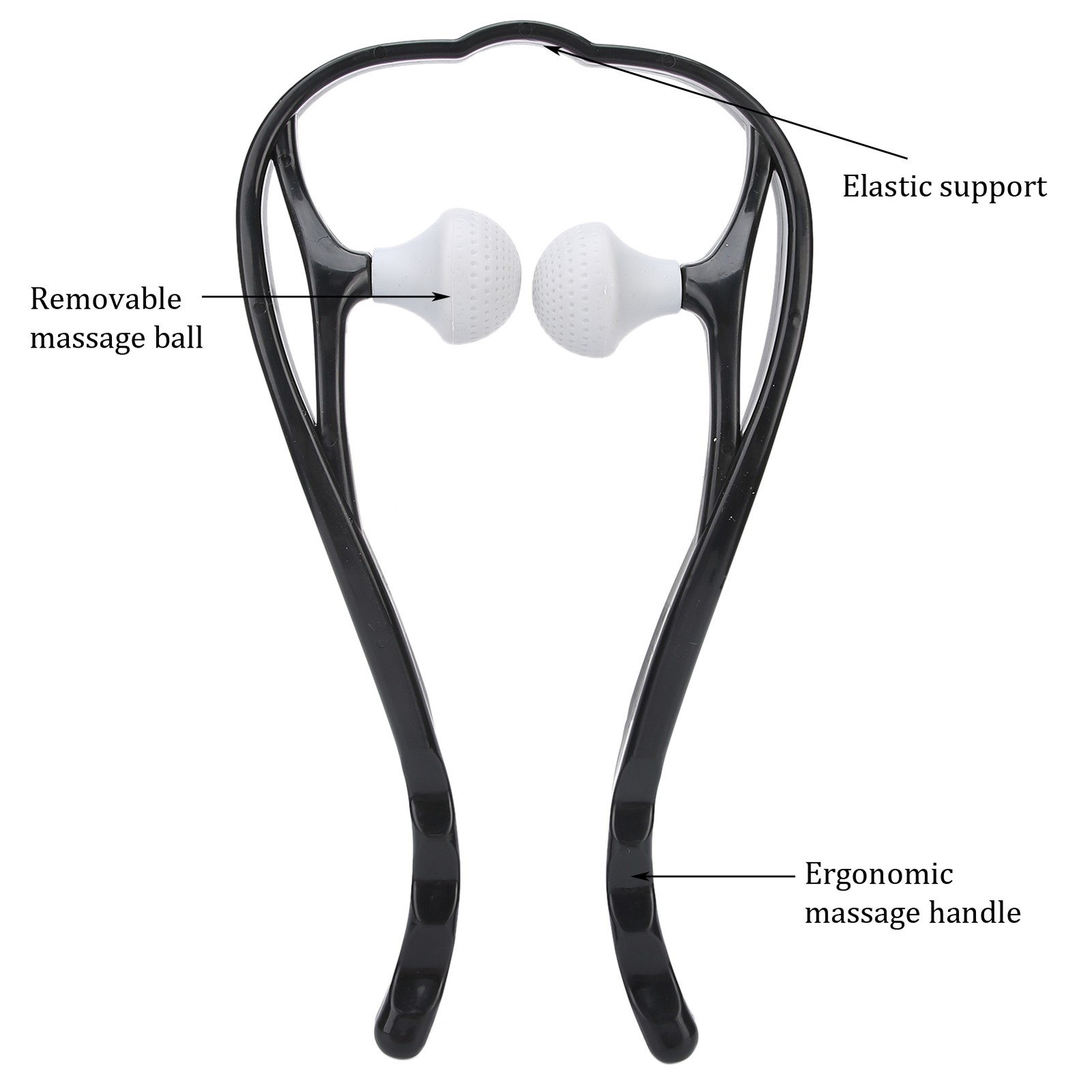 Hand Roller Neck Massage Tool For Deep Muscle Relaxation Massage For Office Work