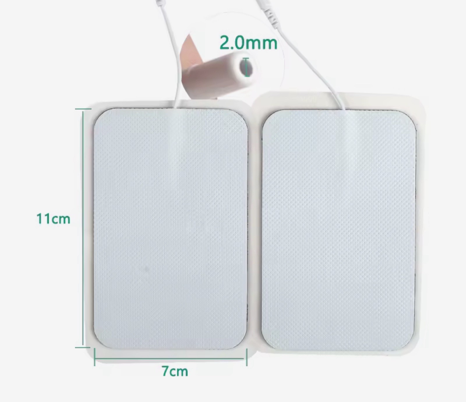 2 x Pair Revitive Compatible CIRCULATION BOOSTER 11 x 7cm Thigh or Knee PADS