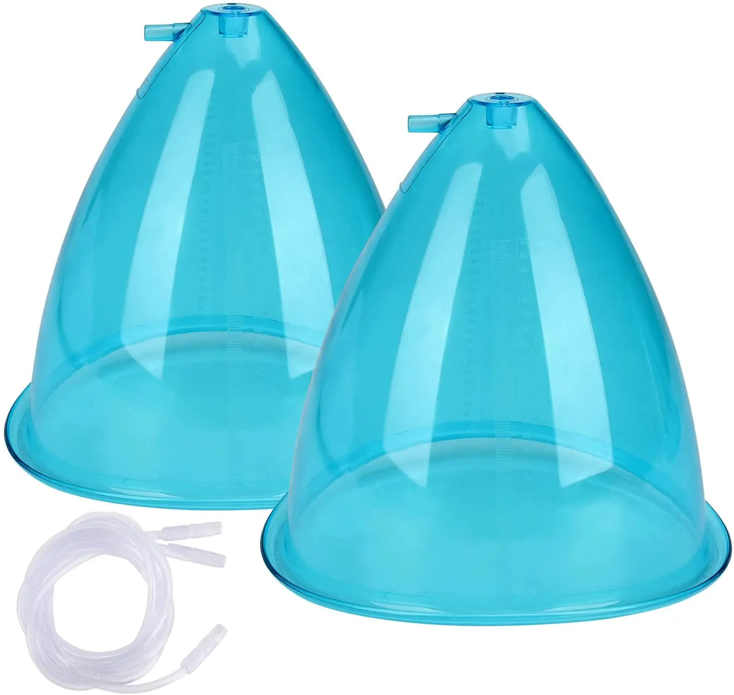 2pcs Breast Hip Vacuum Cupping Massage Cups 180/150ml Enlargement Suction Set 💆