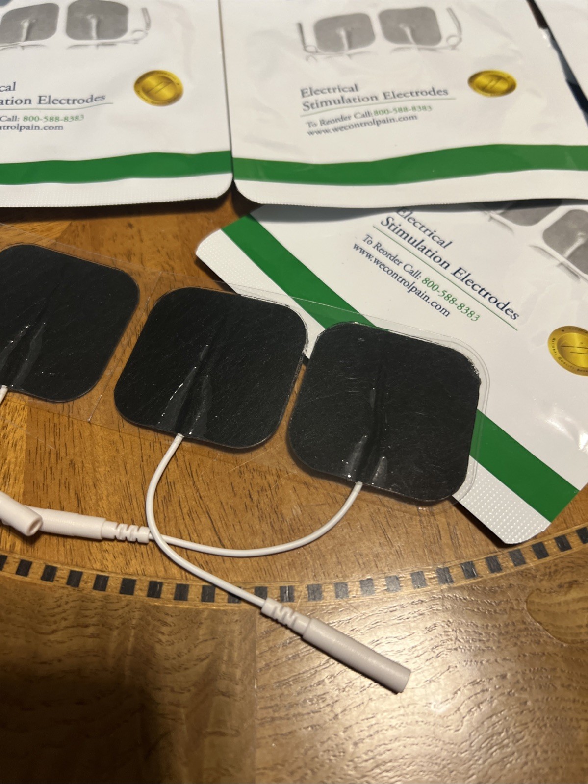 EMSI Electrical Tens Unit Stimulation Electrodes 1.7″x1.7″ Lot of 10. 40 Total