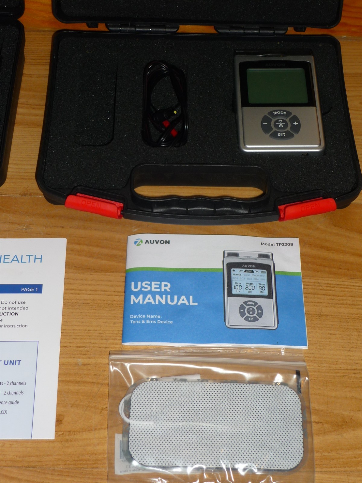 AUVON TENS PT1 PRO TP2208 AND TENS 7000 MUSCLE STIMULATORS UNITS