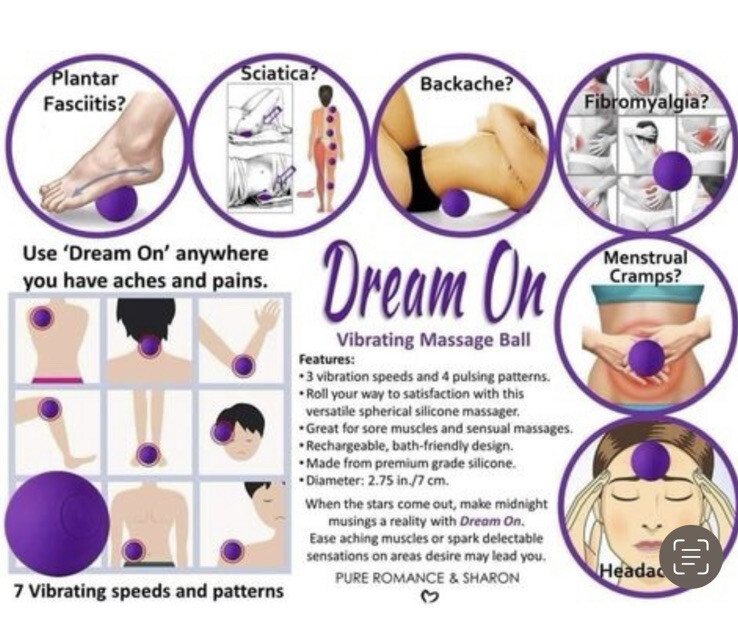Dream On Ball VIBRATING MASSAGER Pure Romance