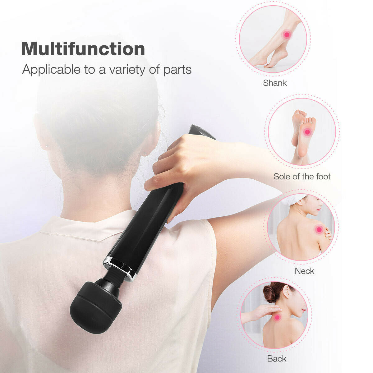 Vibrating Massager 20 Speeds 10 Vibration Modes Massage Stick Relax Woman Toy