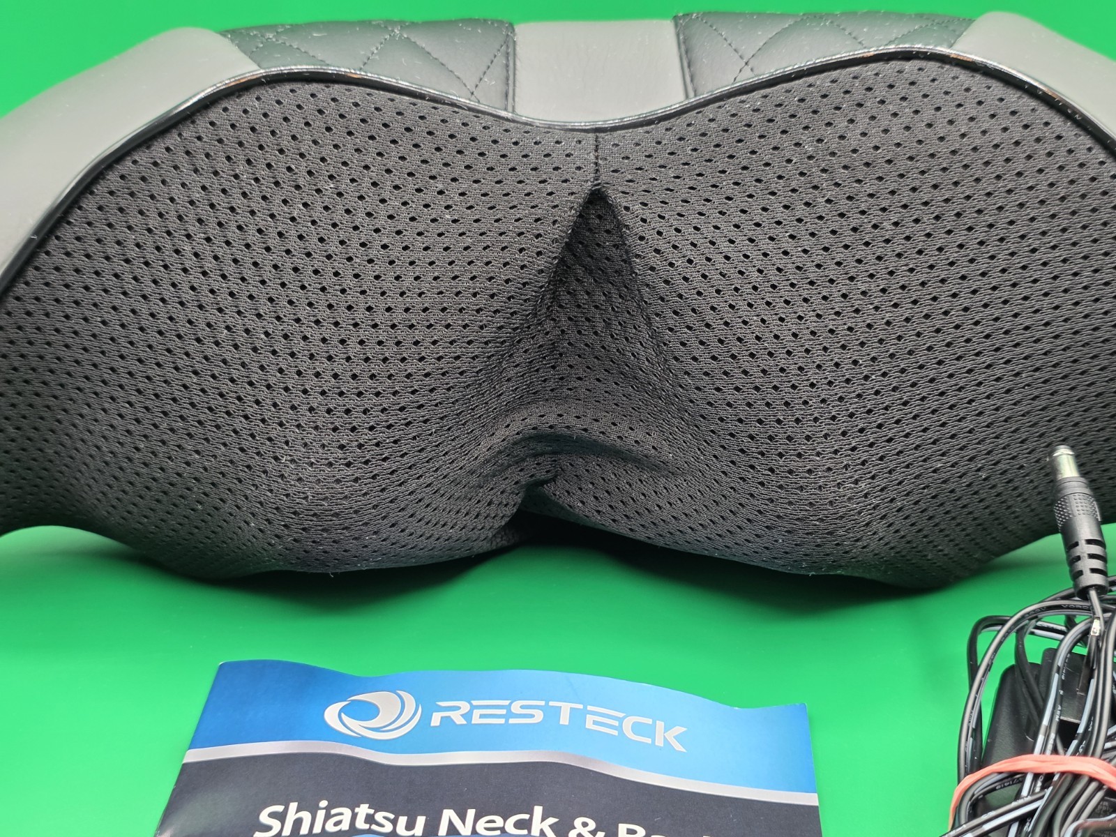 Resteck Shiatsu Massager for Neck and Back with Heat Adjustable Levels With Case