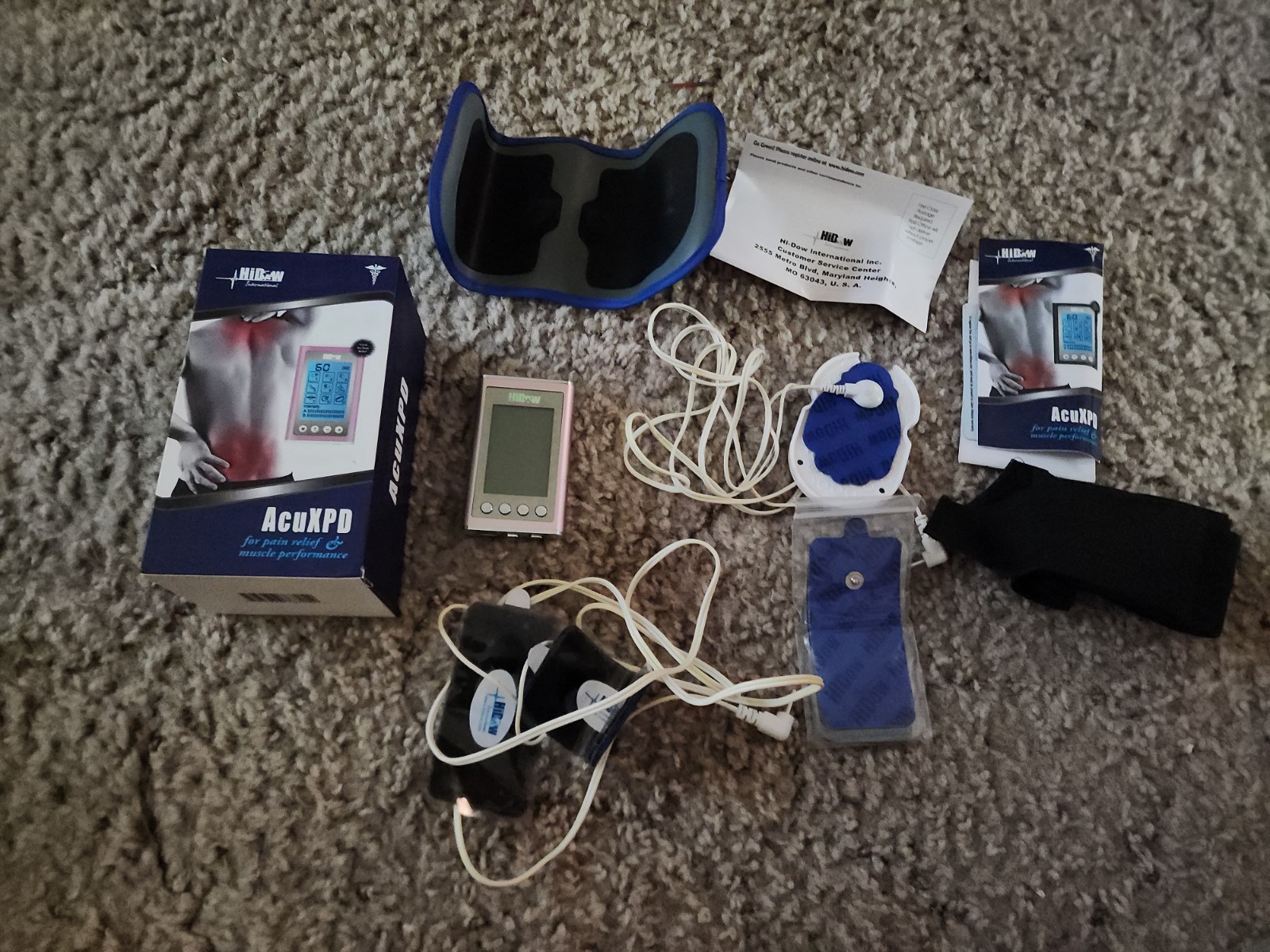 HiDow International AcuXPD Tens Unit Muscle Stimulation Electronic Pain Relief