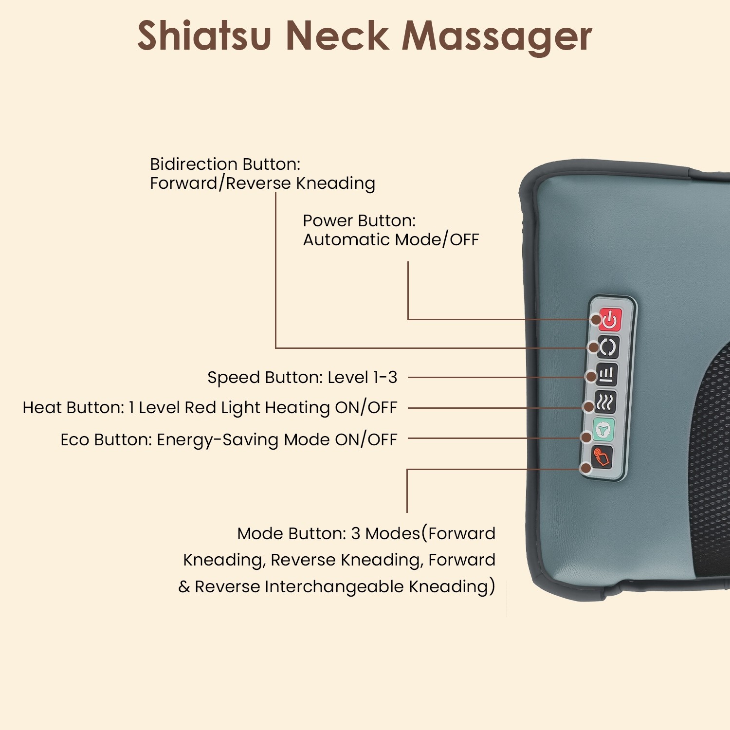 Flannel Full Body Electric Massage Mat Heated Massage Pad Anti-Slip Massager Pad