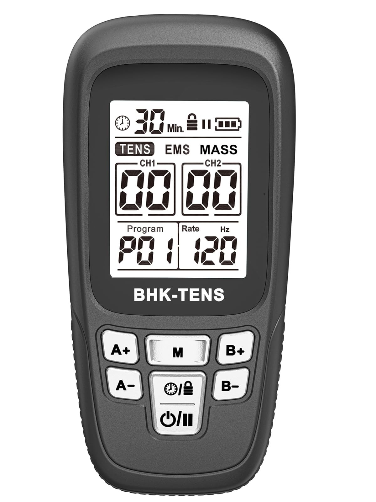 TENS Unit Muscle Stimulator 24 Modes, 8 Electrode Pads, 2-150Hz, 40 Levels