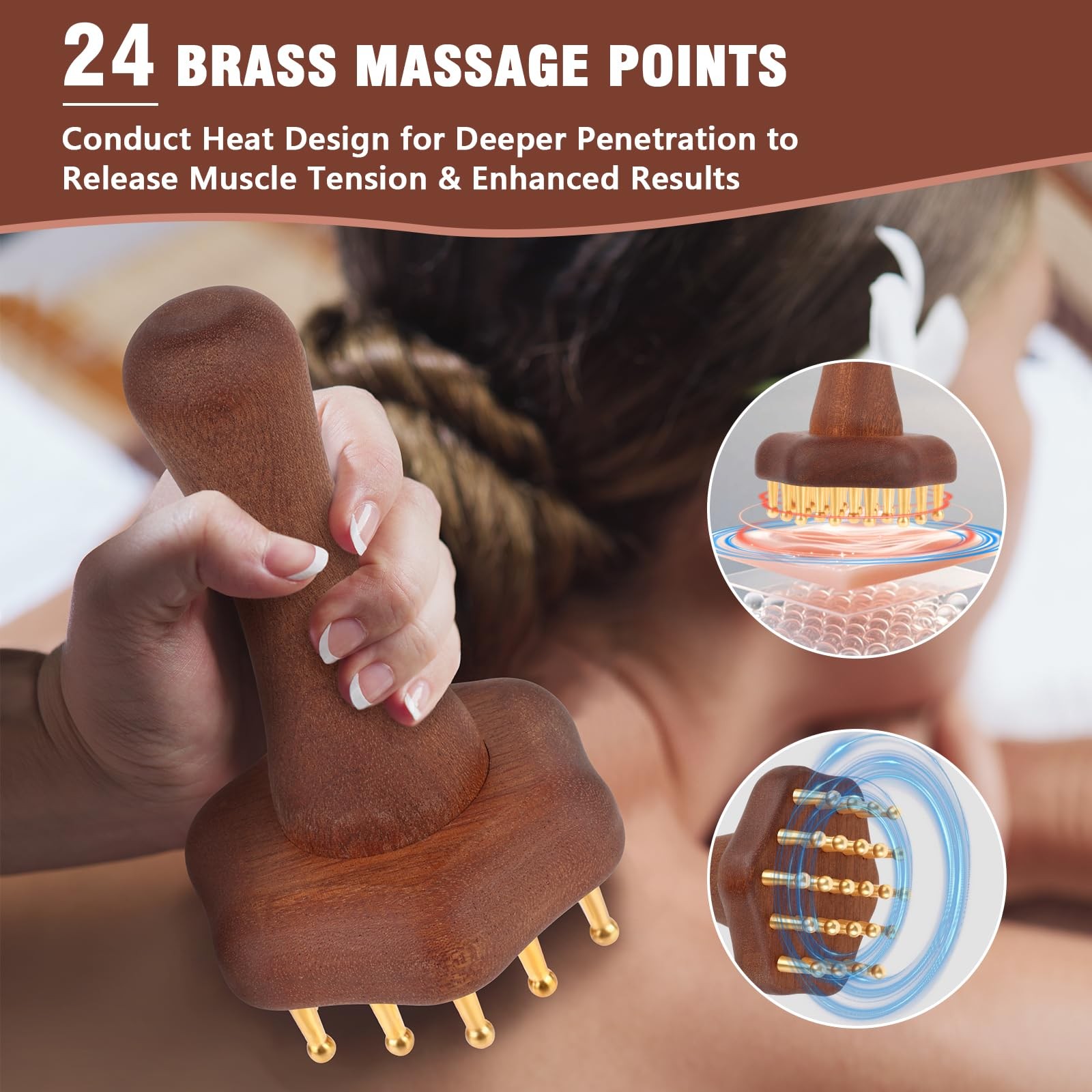 KintKita Wood Therapy Massage Tools,Lymphatic Drainage Massager Helps Reduce …