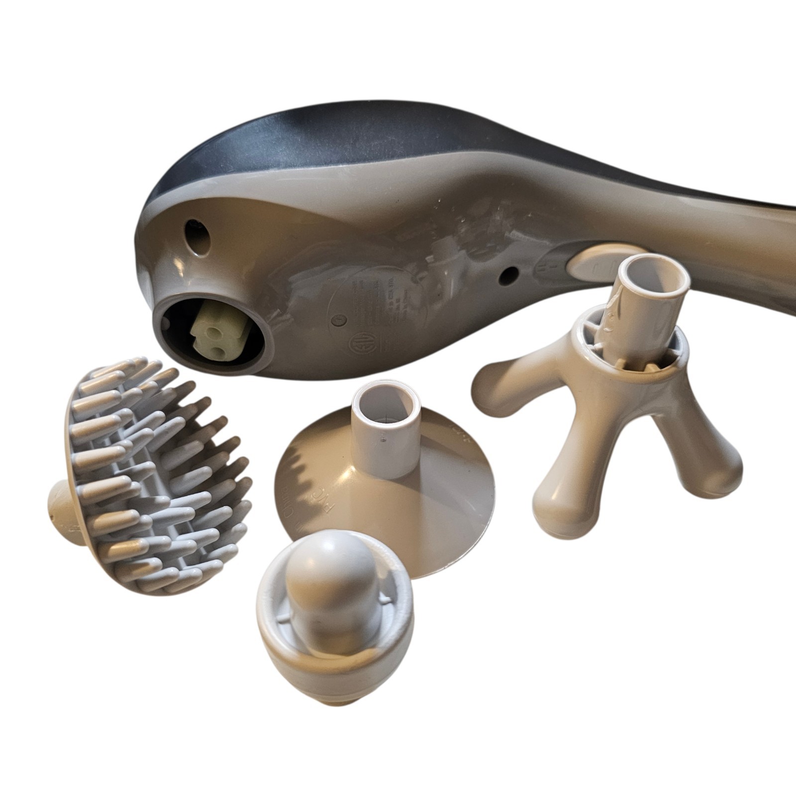Wahl Massager 4120-600 Two Speed All-Body Compact Design 4 Attachments 9′ Cord